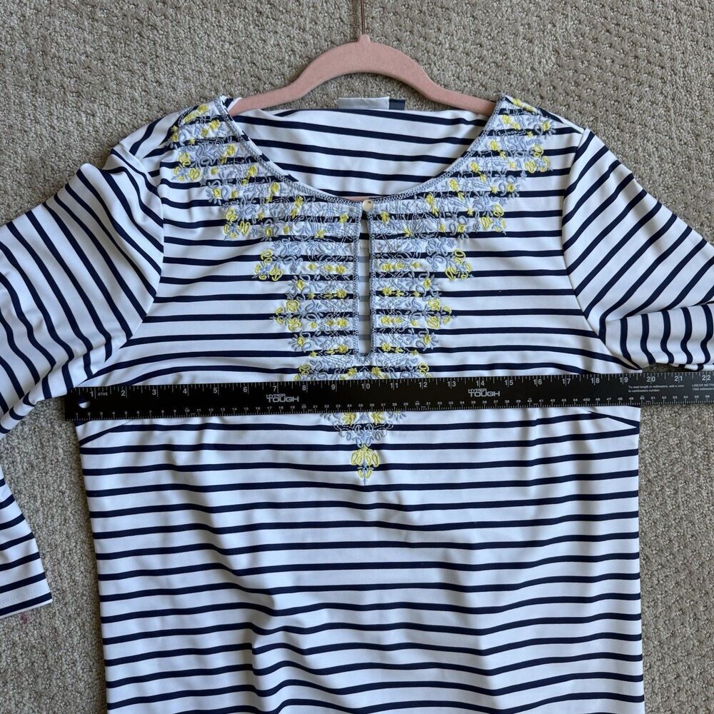 Talbots x Cabana Life Womens Large Long Sleeve UPF 50 Coverup Dress Beach Pool - Picture 8 of 11